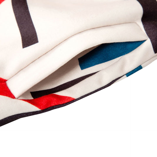 Long-sleeved Lapel Plaid Woolen Coat