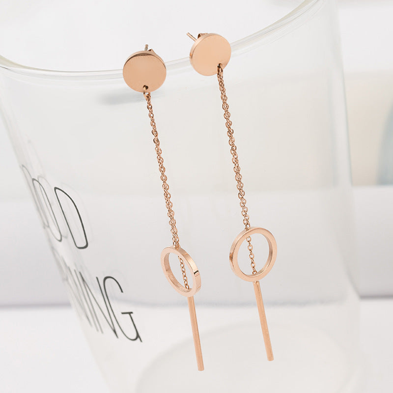 Auréa Geometric Tassel Earrings