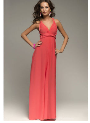 Long Backless Party Dress - Summer Edition