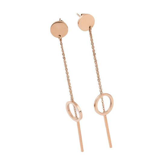 Auréa Geometric Tassel Earrings