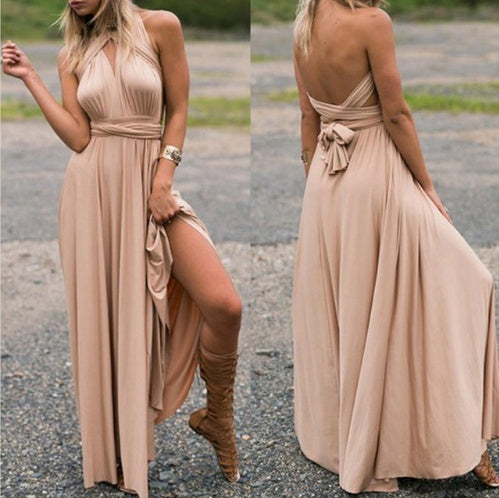 Long Backless Party Dress - Summer Edition