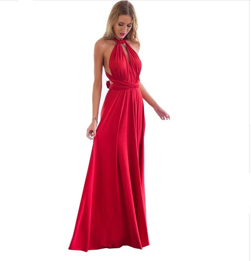 Long Backless Party Dress - Summer Edition