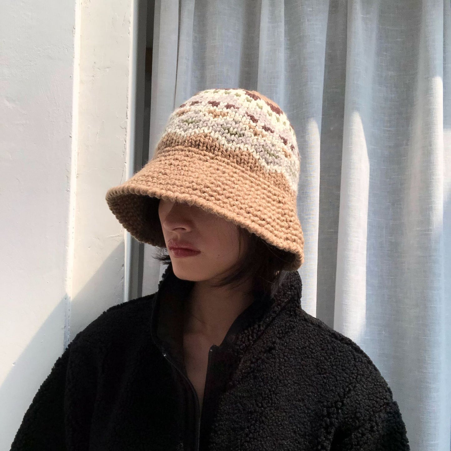 Knitted Bucket Hat