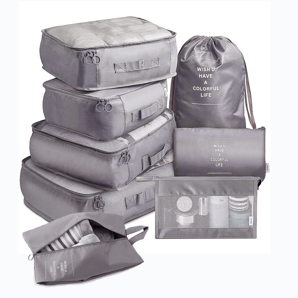 8-piece Luggage Divider Travel Storage Bag