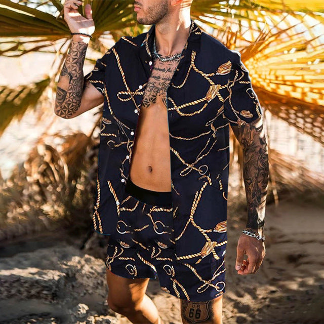 Floral Beach Two Piece Suit