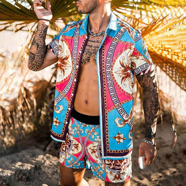 Floral Beach Two Piece Suit