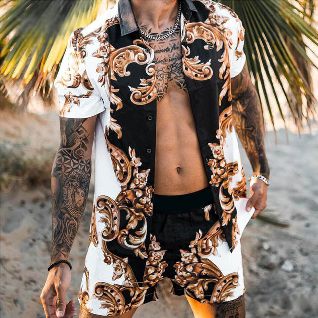 Floral Beach Two Piece Suit