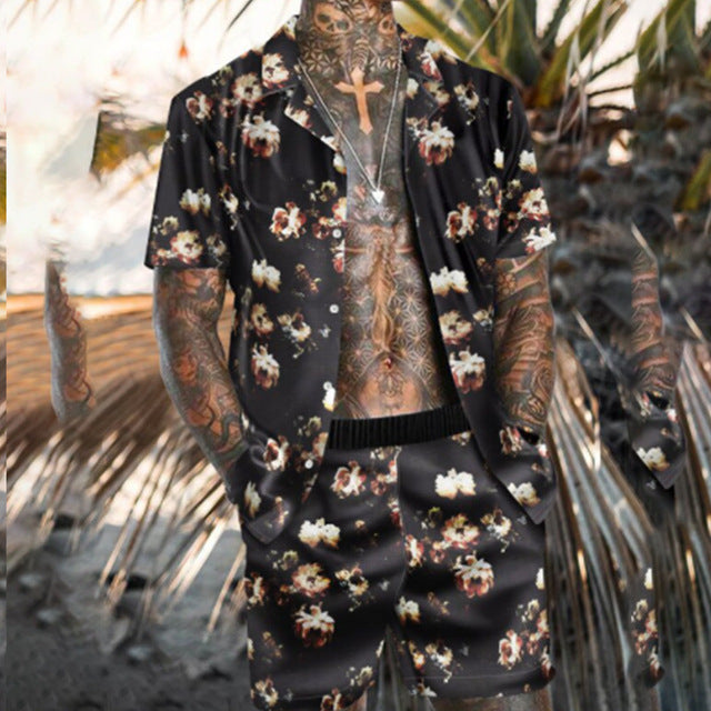 Floral Beach Two Piece Suit