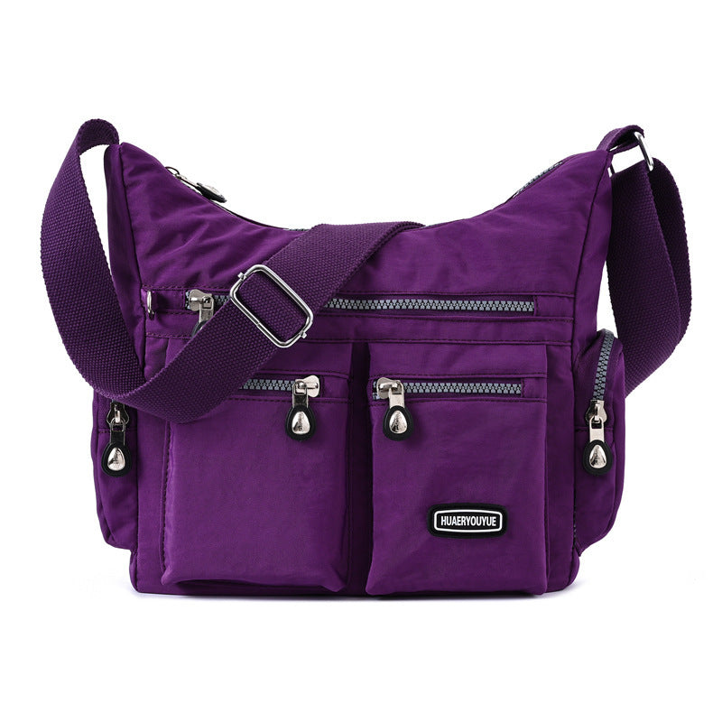 Multiple Pockets Waterproof Crossbody HandBag