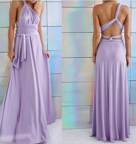 Long Backless Party Dress - Summer Edition