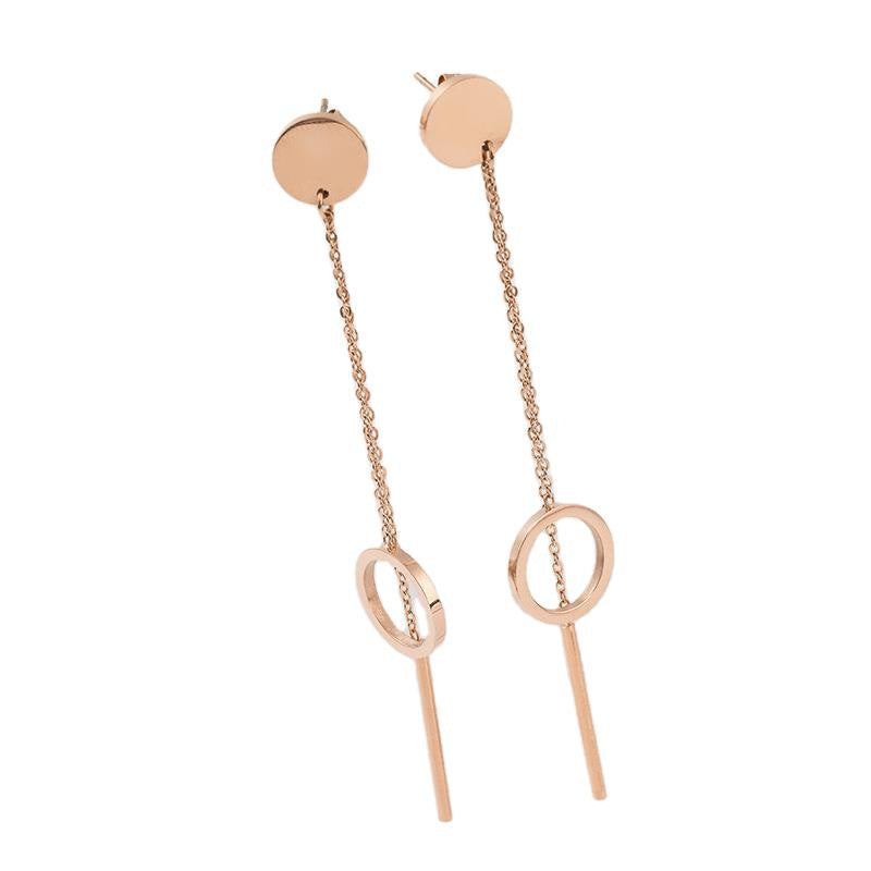 Auréa Geometric Tassel Earrings