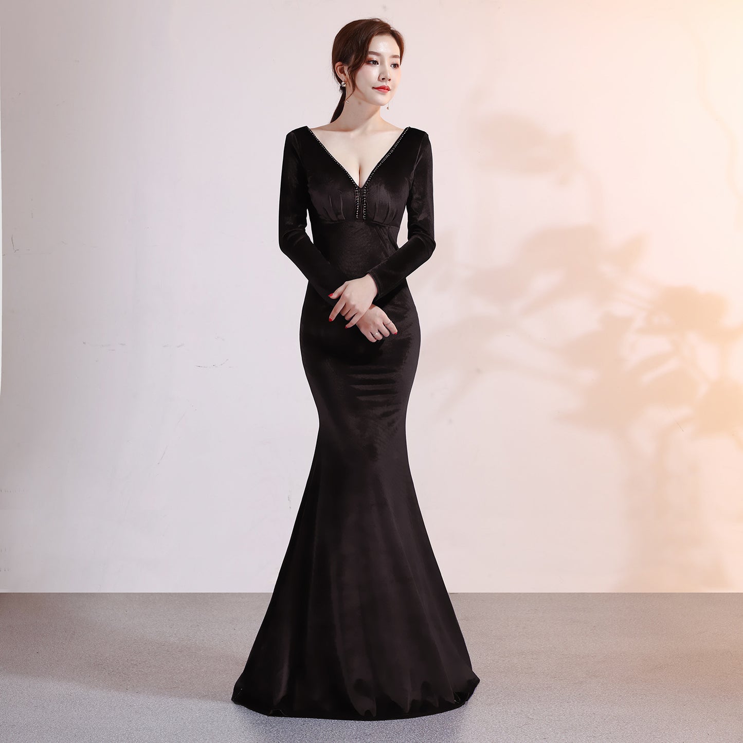 Velvet Evening Mermaid Dress
