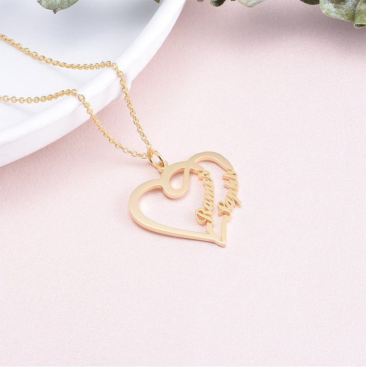 Luminara Custom Heart necklace