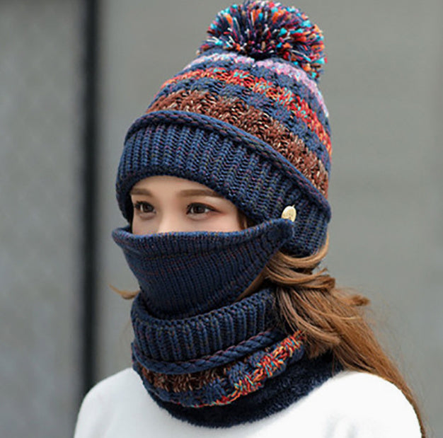 Winter knitted hat