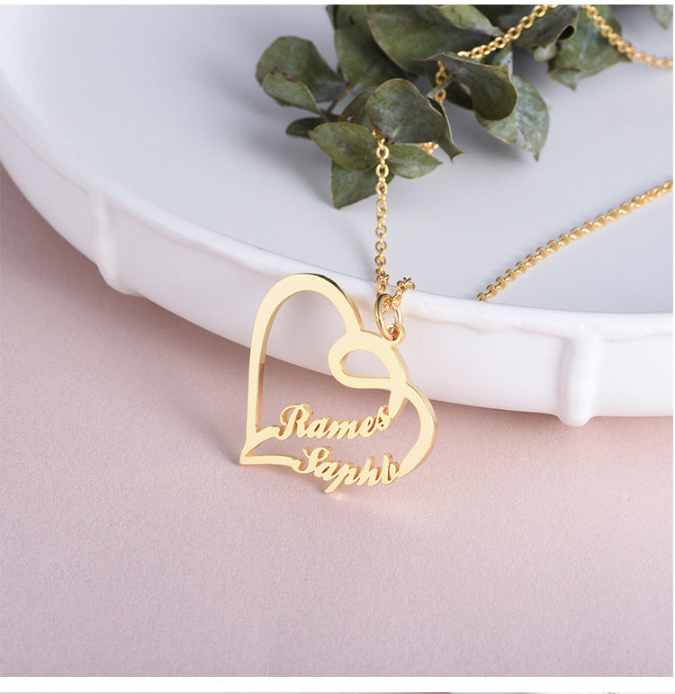 Luminara Custom Heart necklace