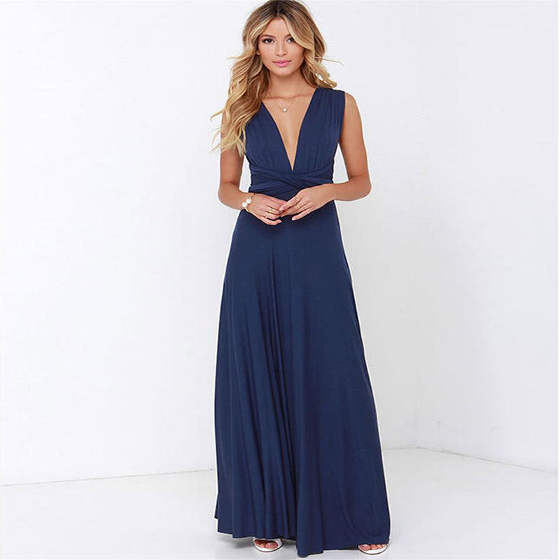 Long Backless Party Dress - Summer Edition