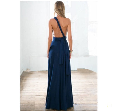 Long Backless Party Dress - Summer Edition