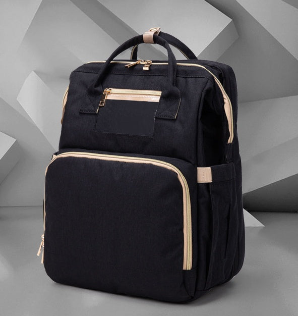 MommyPro USB Charging Diaper Backpack – Large Capacity, Multi-Function, Foldable