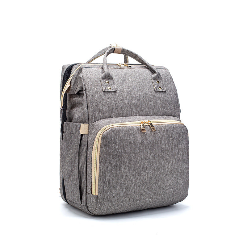 MommyPro USB Charging Diaper Backpack – Large Capacity, Multi-Function, Foldable