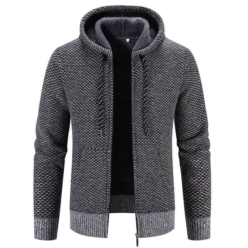 Winter Zipper Coat with Long Sleeves