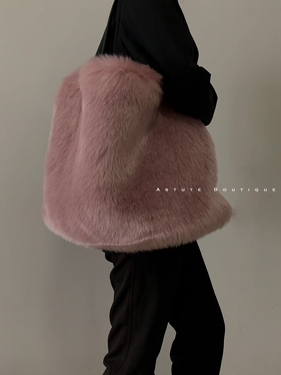 Fur Plush Shoulder handbag
