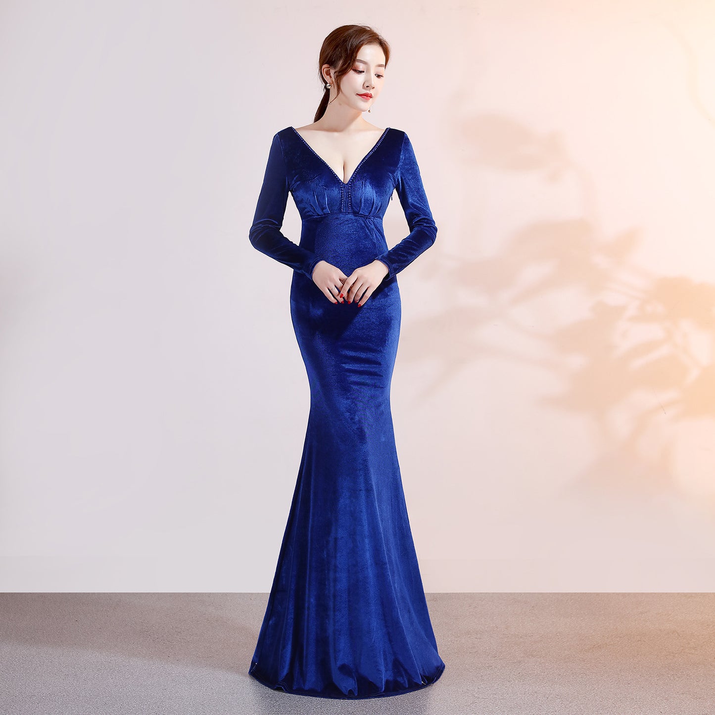 Velvet Evening Mermaid Dress
