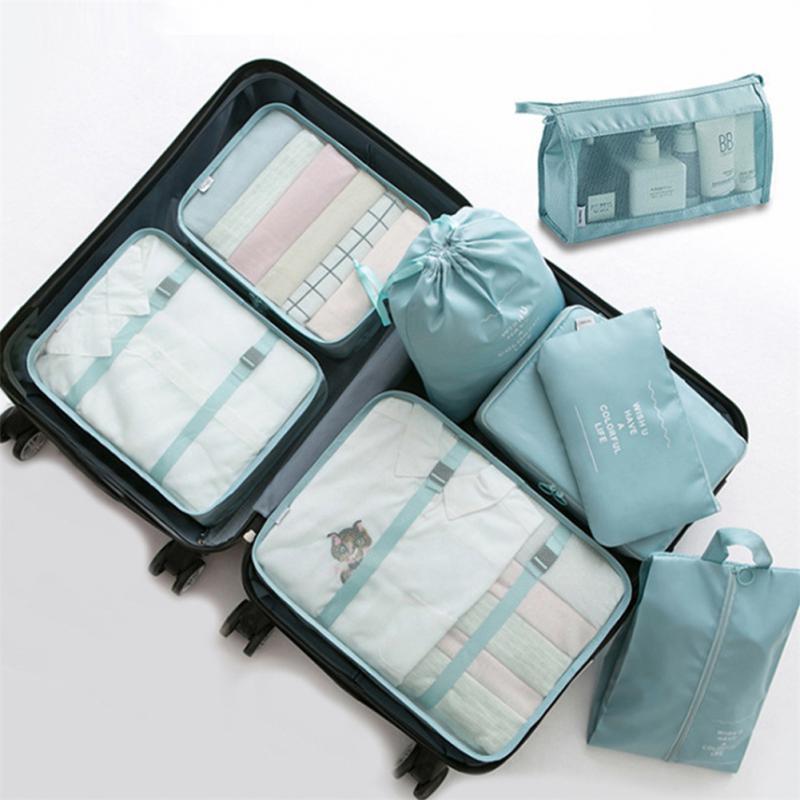 8-piece Luggage Divider Travel Storage Bag
