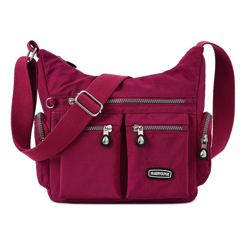 Multiple Pockets Waterproof Crossbody HandBag