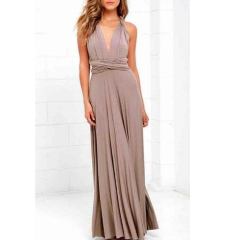 Long Backless Party Dress - Summer Edition