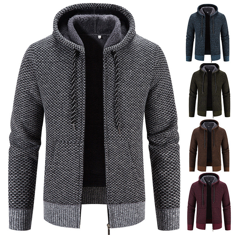 Winter Zipper Coat with Long Sleeves