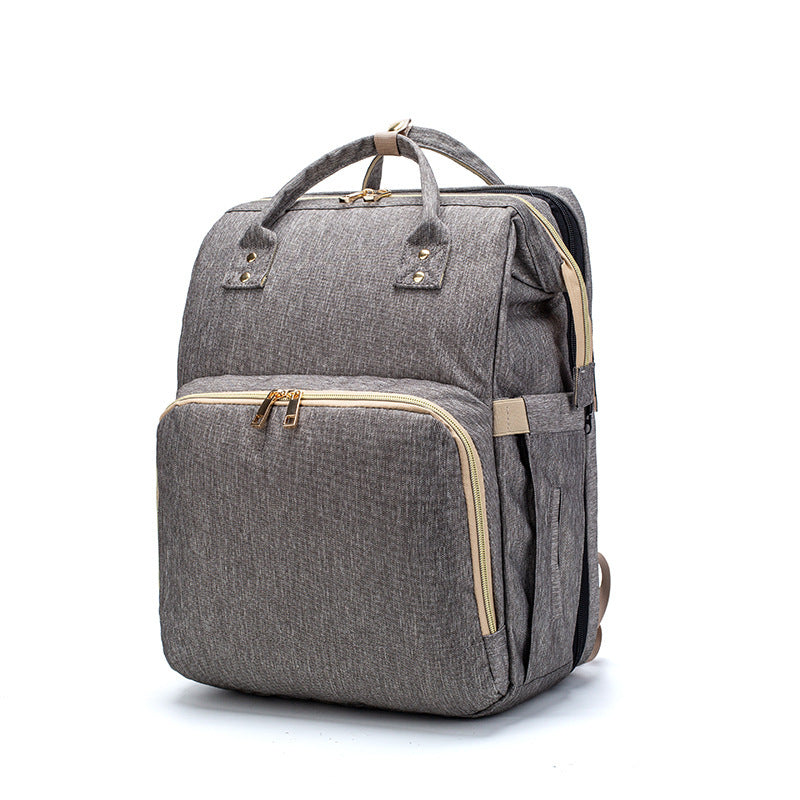 MommyPro USB Charging Diaper Backpack – Large Capacity, Multi-Function, Foldable