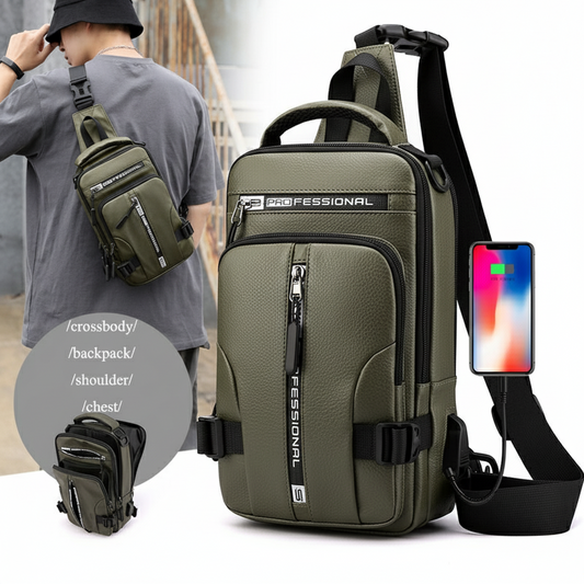 Crossbody Multifunctional Backpack