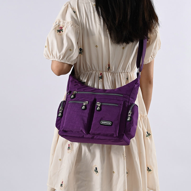 Multiple Pockets Waterproof Crossbody HandBag