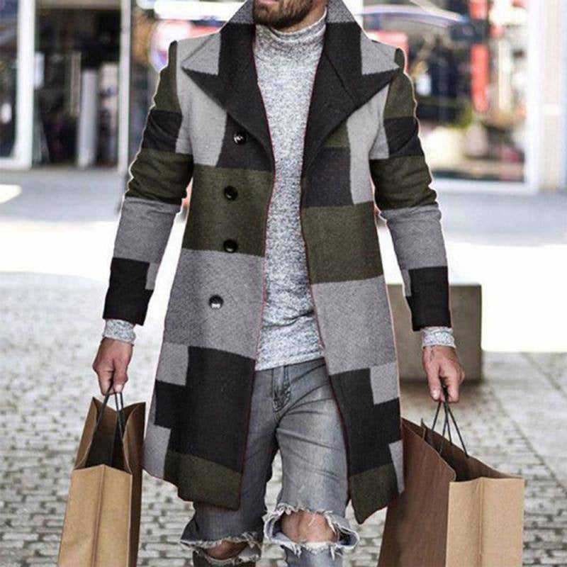 Mens Woolen Lapel Jacket