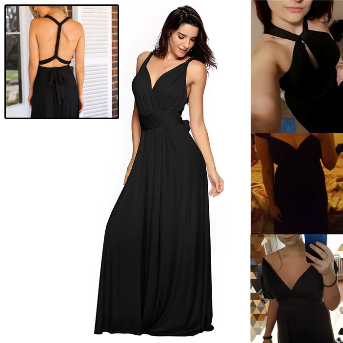 Long Backless Party Dress - Summer Edition