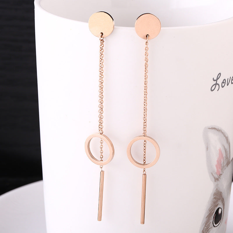 Auréa Geometric Tassel Earrings